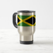 Jamaika, Jamaika-Flagge Reisebecher (Vorderseite Links)