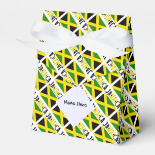 Jamaika Jamaikanische Flagge Kachel Personalisiert Geschenkschachtel