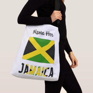 Jamaika Jamaikanische Flagge Personalisiert Tragetaschen Mit Langen Trägern