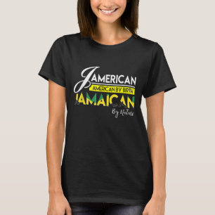 Jamaika Jamerican American Jamaica Flag C T-Shirt