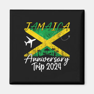 Jamaika-Jubiläumsreise Paar Sommerurlaub Tr Magnet