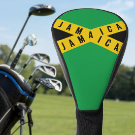 Jamaika Kaution Tape Green Gold Jamaikanische Flag Golf Headcover