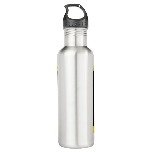 Jamaika kein Problem mit dem Funny Smoking Rasta O Edelstahlflasche (Rückseite)