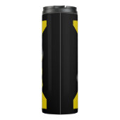 Jamaika kein Problem mit dem Funny Smoking Rasta O Thermosbecher (Rückseite)