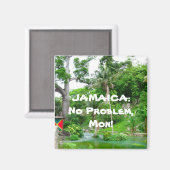 JAMAIKA: Kein Problem, Mon! Magnet (Vorderseite/Rückseite)