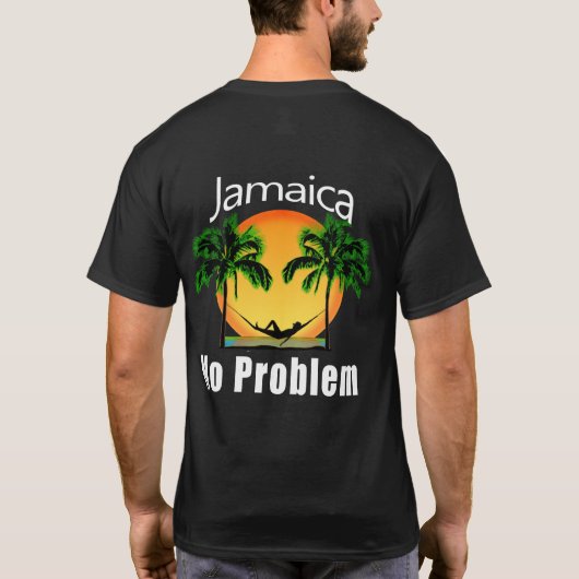 Jamaika kein Problem T-Shirt (Rückseite)