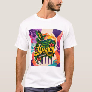 Jamaika Kleine Insel Große Energie Caribbean T-Shi T-Shirt