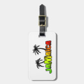 Jamaika Kokospalmen Koffer Gepäckanhänger (Vorderseite vertikal)