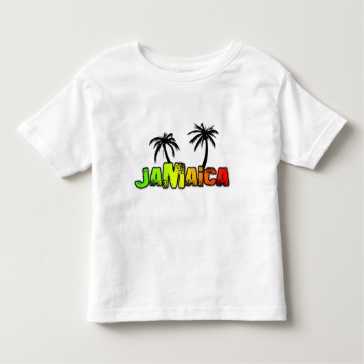 Jamaika Kokospalmen T - Shirt (Vorderseite)