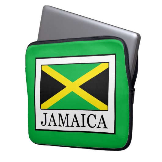 Jamaika Laptopschutzhülle (Vorderseite Links)