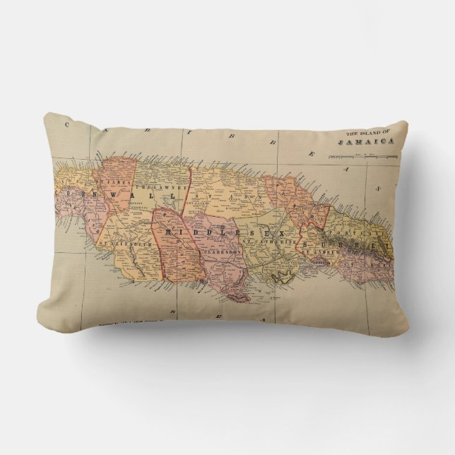 Jamaika Lendenkissen (Vorderseite)
