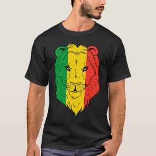 Jamaika Lion Jamaikanische Flagge Karibischer Holi T-Shirt
