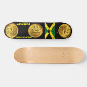 JAMAIKA LIONEN OF JUDAH 7 3/4" Skateboard Deck (Horizontal)