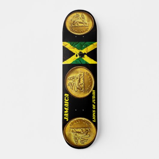 JAMAIKA LIONEN OF JUDAH 7 3/4" Skateboard Deck (Vorne)