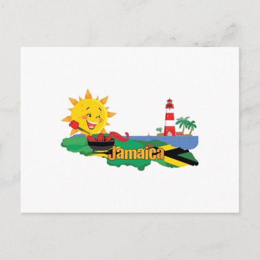 Jamaika mein postkarte (Vorderseite)