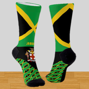 Jamaika, Mode, jamaikanische Flagge, patriotisch Socken