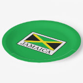 Jamaika Pappteller (Schrägansicht)