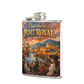 Jamaika-Piratenwoche-Flasche Flachmann (Links)
