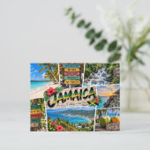 Jamaika Postkarte (Stehend Vorderseite)