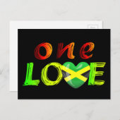 Jamaika Postkarte (Vorne/Hinten)