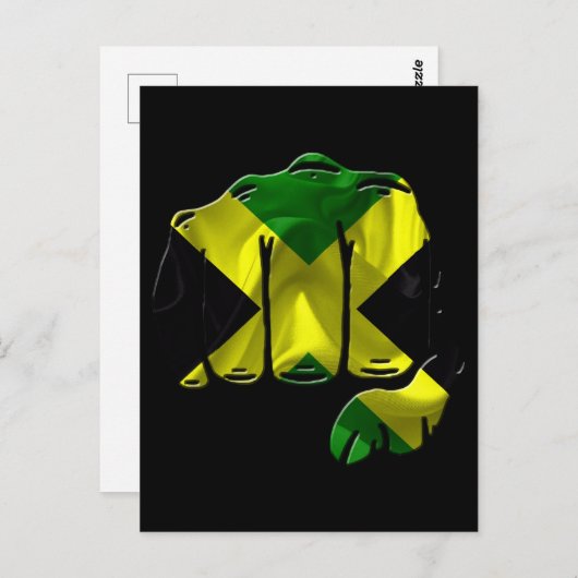 Jamaika Postkarte (Vorne/Hinten)