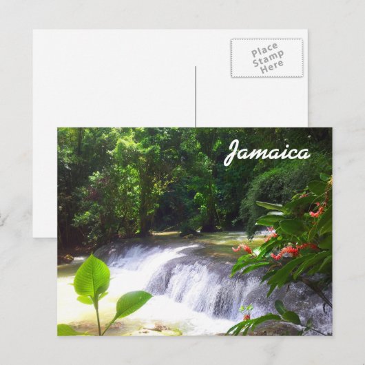 Jamaika Postkarte (Vorne/Hinten)