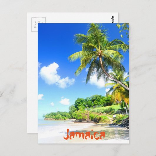 Jamaika Postkarte (Vorne/Hinten)