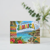 Jamaika Postkarte (Stehend Vorderseite)