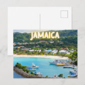Jamaika Postkarte (Vorne/Hinten)