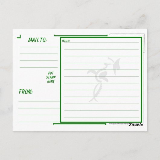 Jamaika Postkarte (Rückseite)