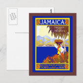 Jamaika Postkarte (Vorne/Hinten)