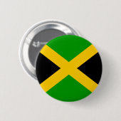 Jamaika-Qualitäts-Flagge Button (Vorne & Hinten)
