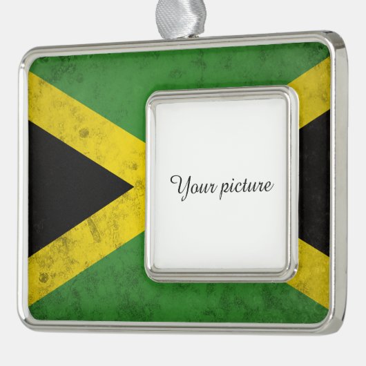 Jamaika Rahmen-Ornament Silber (Links)