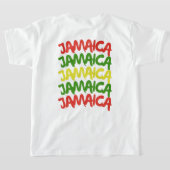 Jamaika Reisegruppe-Matching, Back & Front T-Shirt (AblageHinten)