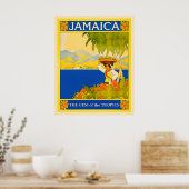 Jamaika Reiseplakat Poster (Küche)