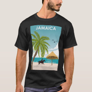 Jamaika-Reiseplakat T-Shirt