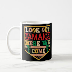 Jamaika Retro Vintage Wasserfarben Sport Jamaika F Kaffeetasse