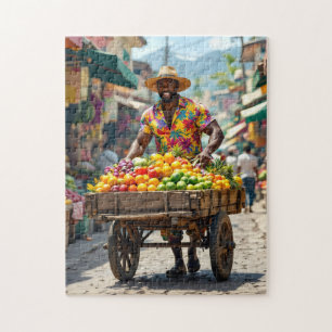 Jamaika-Schubkarre Puzzle