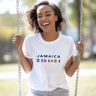 Jamaika-Seeschifffahrtsflaggen T-Shirt