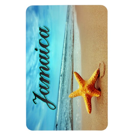 Jamaika-Seestern Magnet (Vertikal)