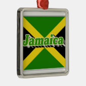 Jamaika Silbernes Ornament (Rechts)