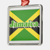 Jamaika Silbernes Ornament (Links)