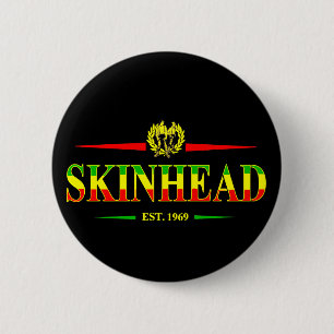 Jamaika-Skinhead 1969 Button