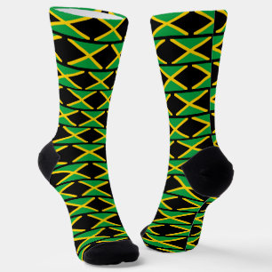 Jamaika Socken, patriotische jamaikanische Flaggen Socken