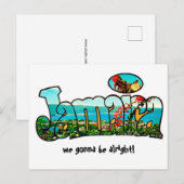 Jamaika Starke Postkarte (Vorne/Hinten)