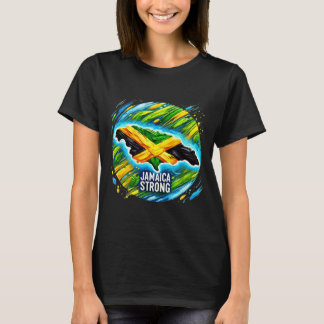 Jamaika Starker Hurrikan Spaß T-Shirt