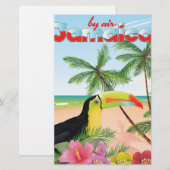 Jamaika-Strandposter Briefpapier (Vorne/Hinten)
