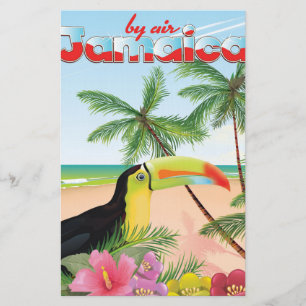 Jamaika-Strandposter Briefpapier
