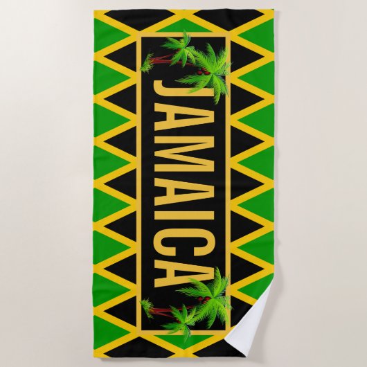 Jamaika Strandtuch (Vorderseite)