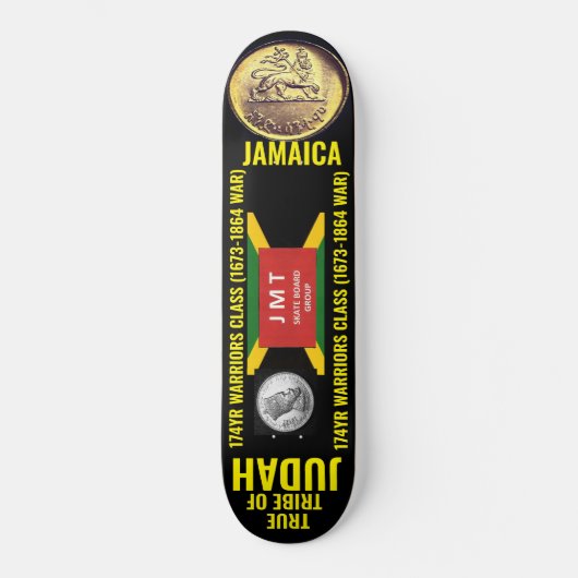 JAMAIKA STUBE DES JUDAH 174YR WARRIOR Skateboard (Vorderseite)